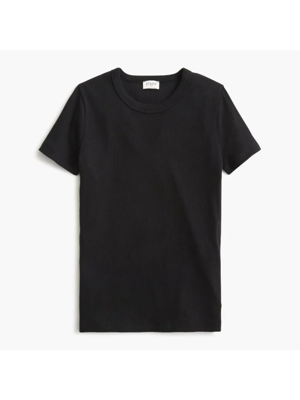 J. Crew NWT Women's Essential Crew Neck Tee Short Sleeve Black S New